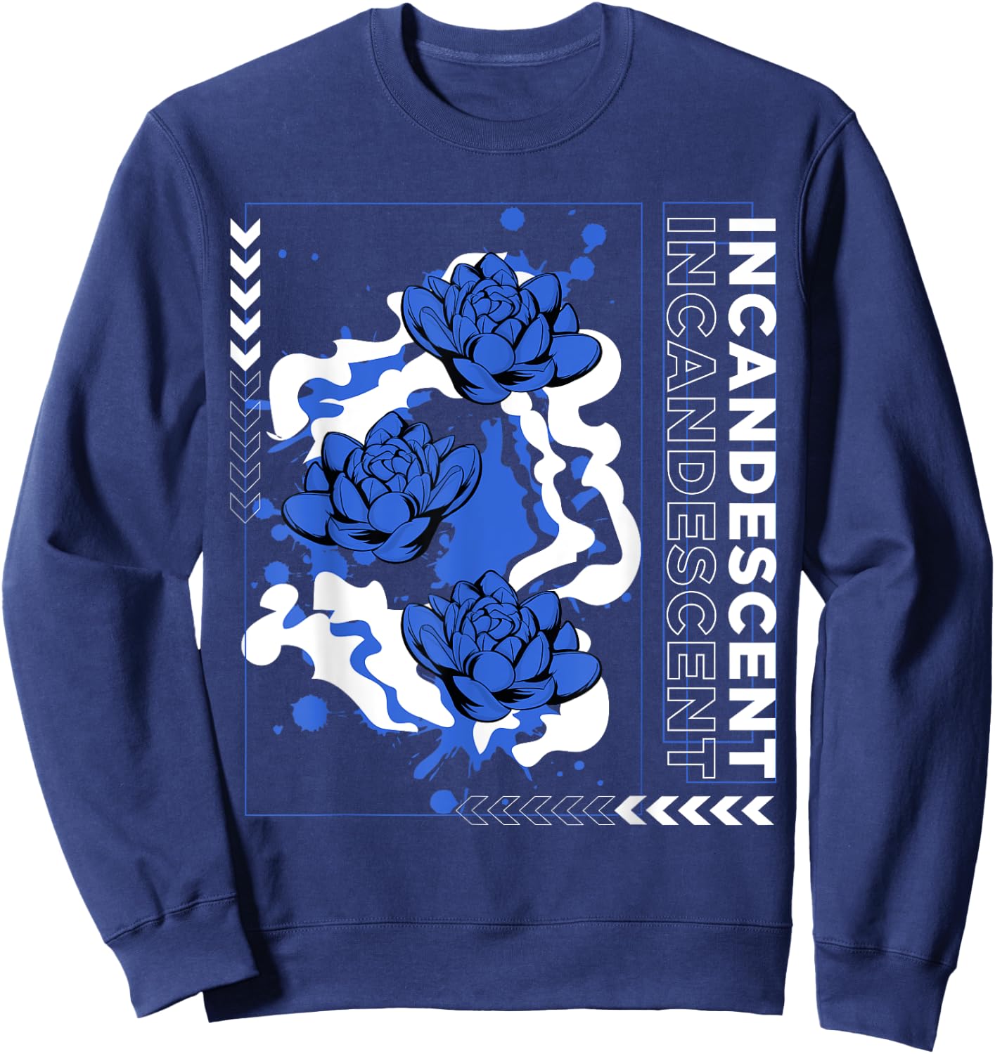 Incandescent Foamposite One Royal Matching Women Sweatshirt - Sweatshirt | Navy
