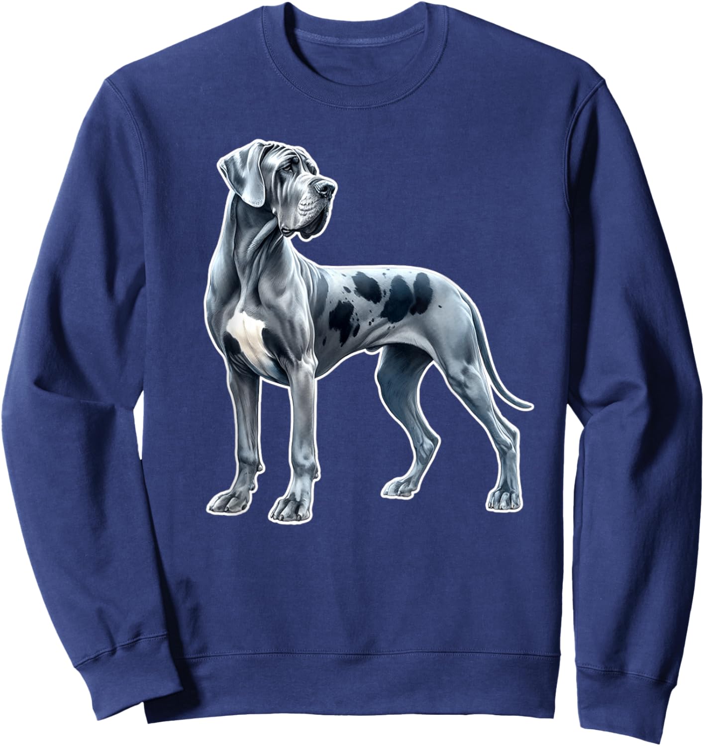 Great Dane Dog Sweatshirt - Sweatshirt | Navy