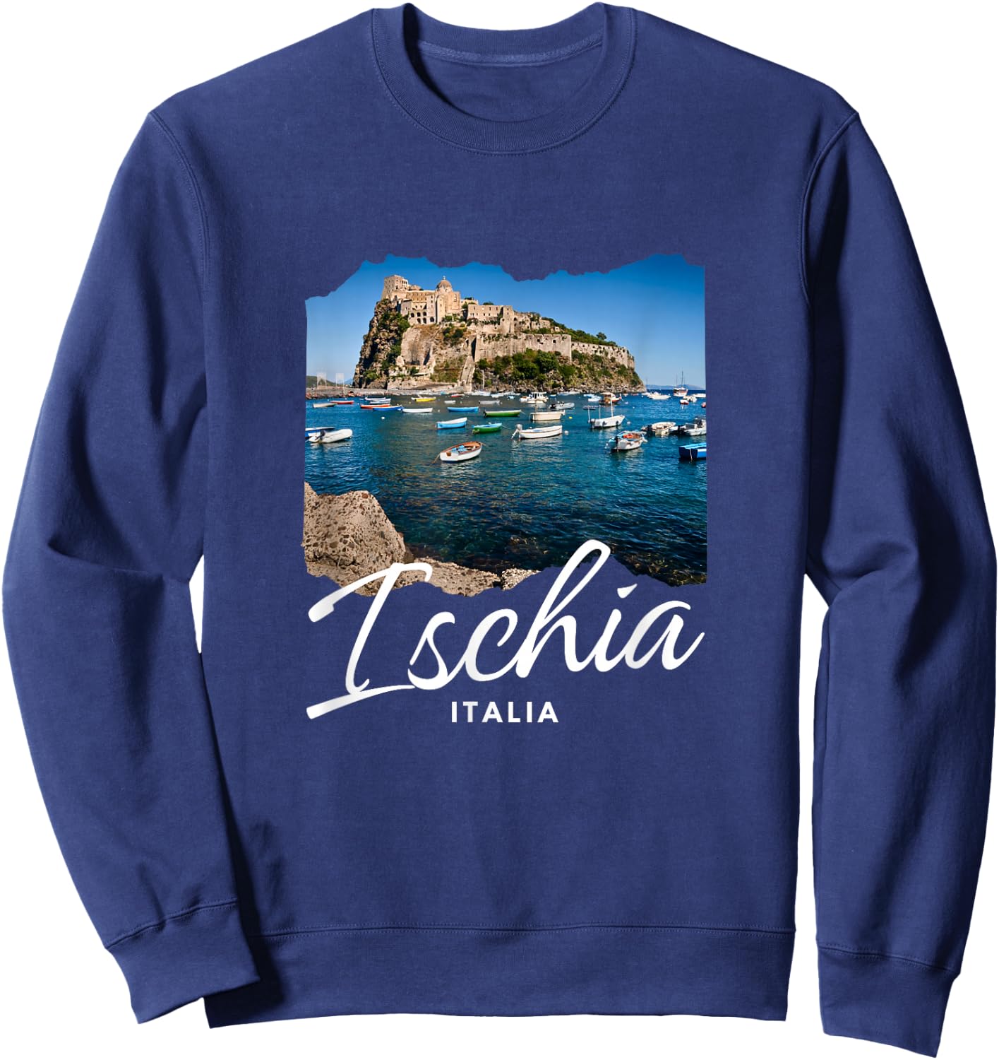 Ischia Italy Souvenir / Ischia Sweatshirt - Sweatshirt | Navy