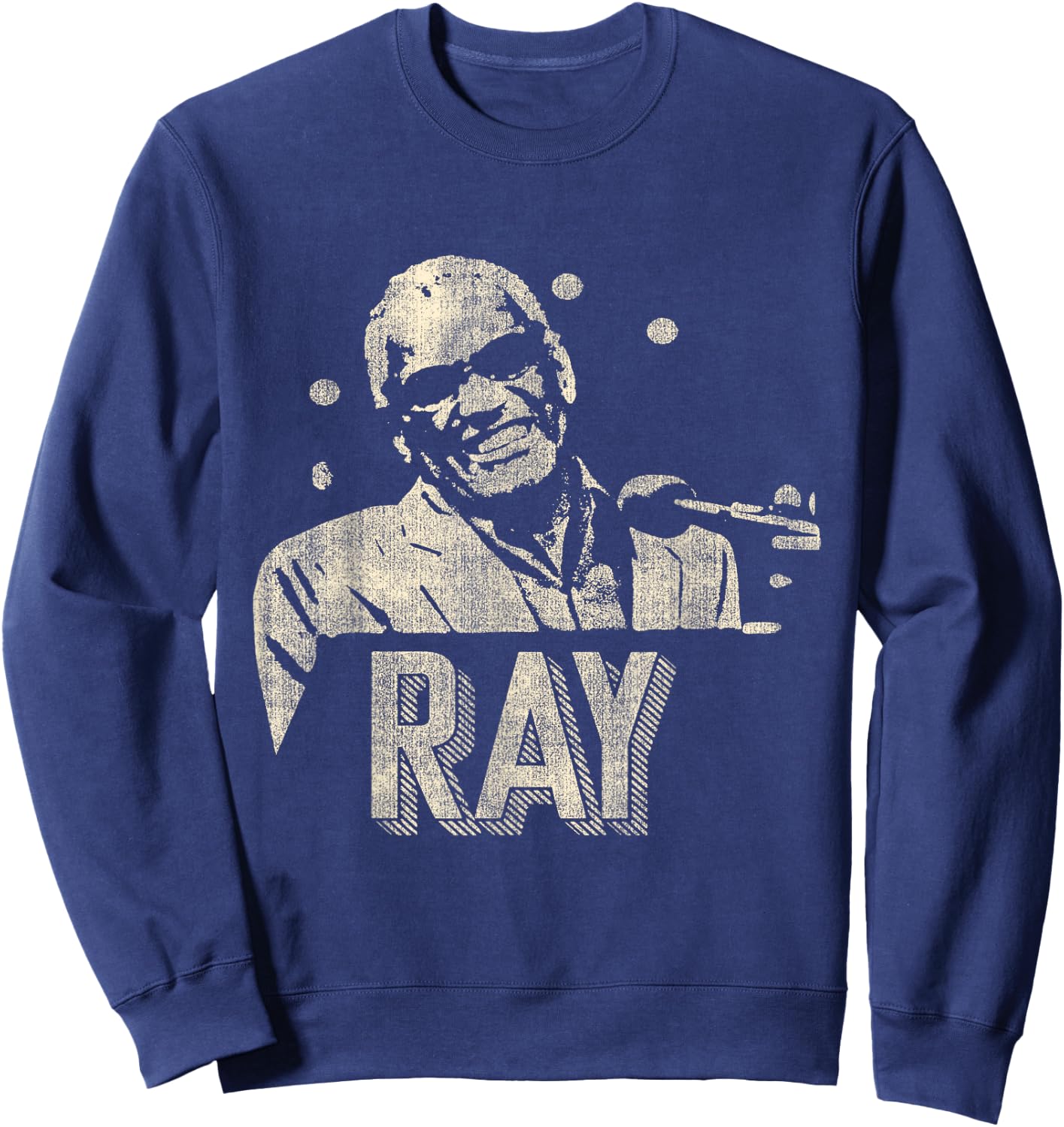 Ray Charles - Ray One Color Sweatshirt - Sweatshirt | Navy