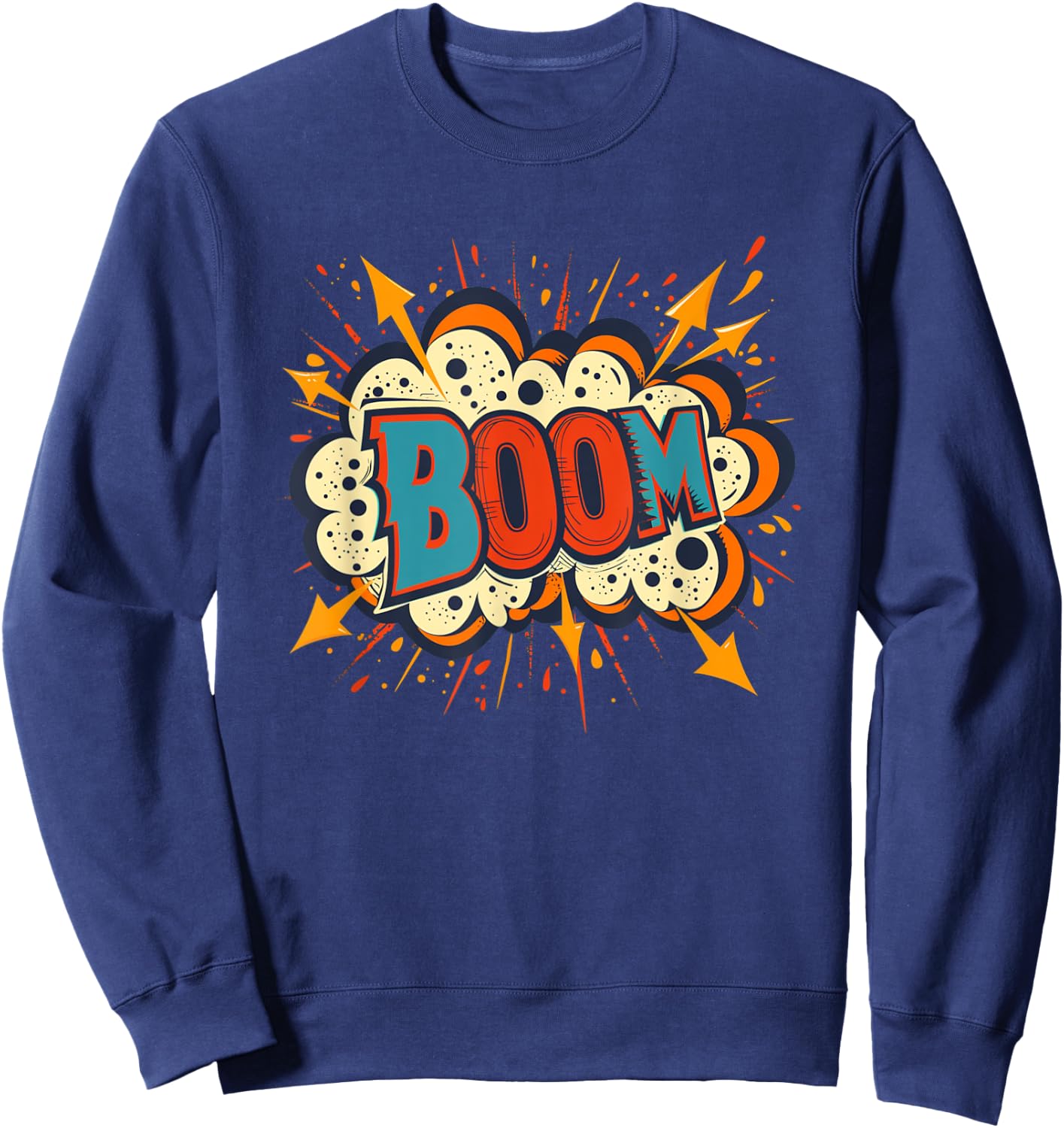 Funny Boom Speech Sweatshirt - Sweatshirt | Navy