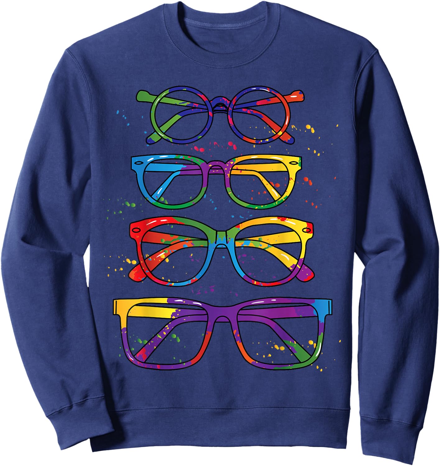 Glasses Optician Optometrist Gift Ophthalmology Sweatshirt - Sweatshirt | Navy