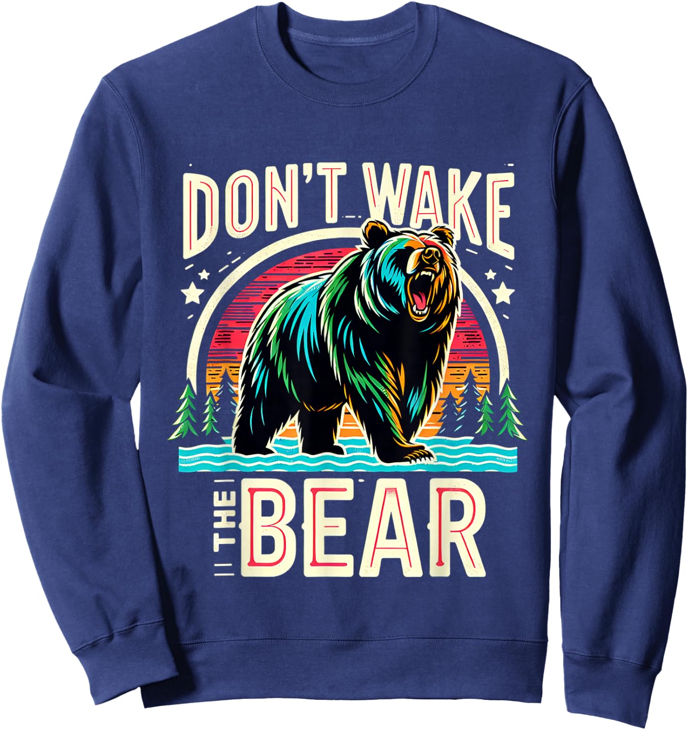 Don't Wake The Bear Sweatshirt - Sweatshirt | Navy