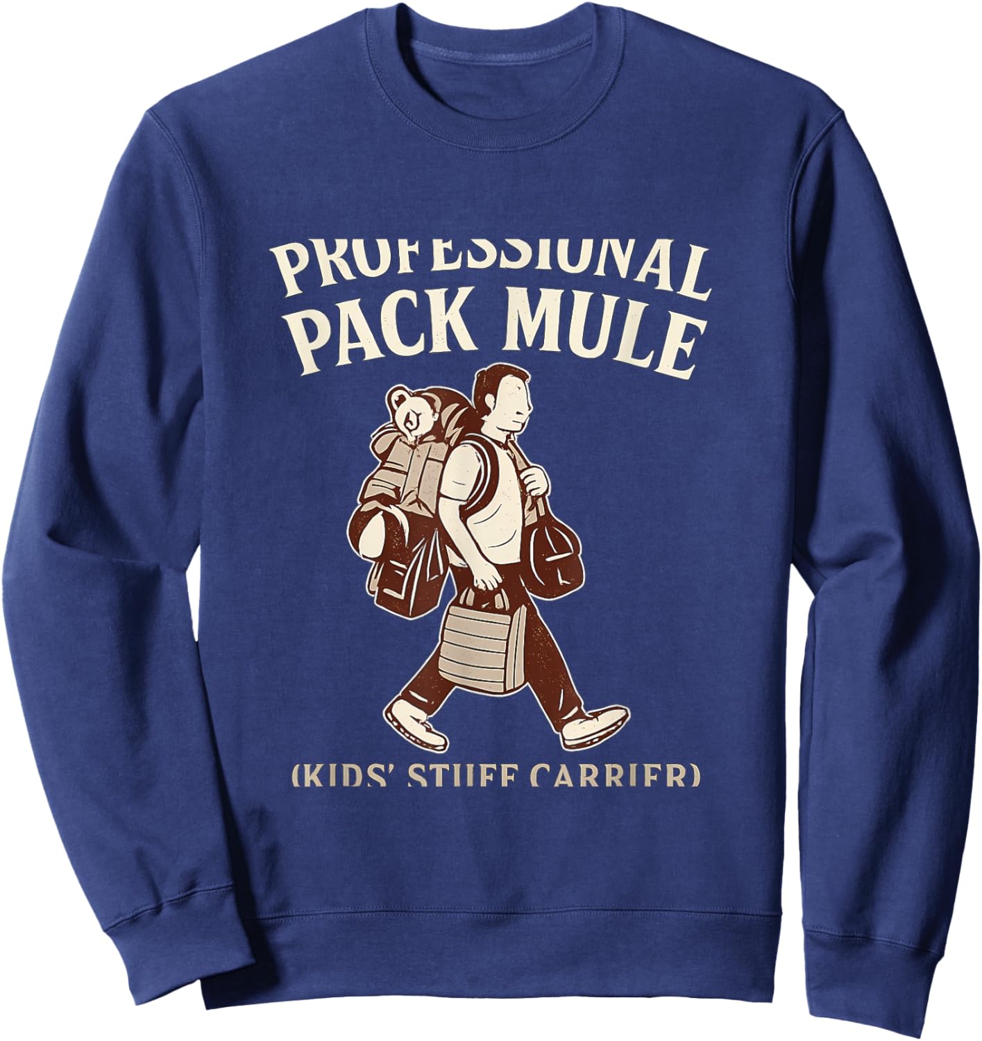 Professional Pack Mule (Kids' Stuff Carrier) Sweatshirt - Sweatshirt | Navy
