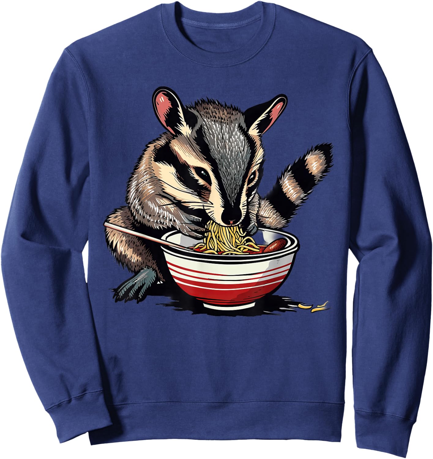 Numbat Eating Ramen Sweatshirt - Sweatshirt | Navy