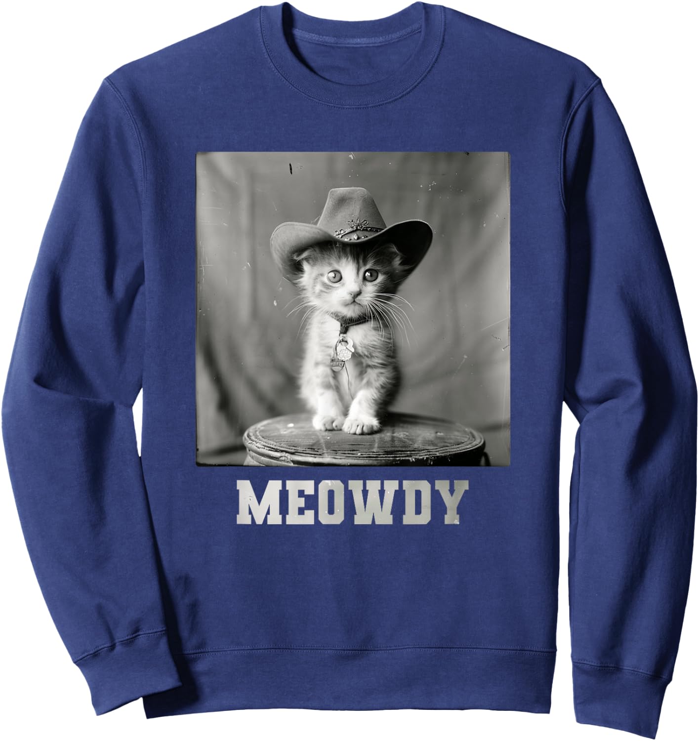 Funny Cat Sweatshirt - Sweatshirt | Navy