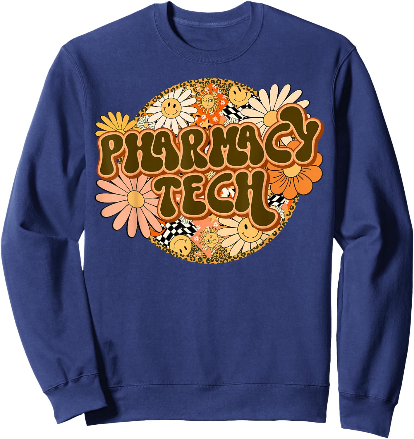 Pharmacy Technician CPHT School Pharmacist Tech Assistant Sweatshirt - Sweatshirt | Navy