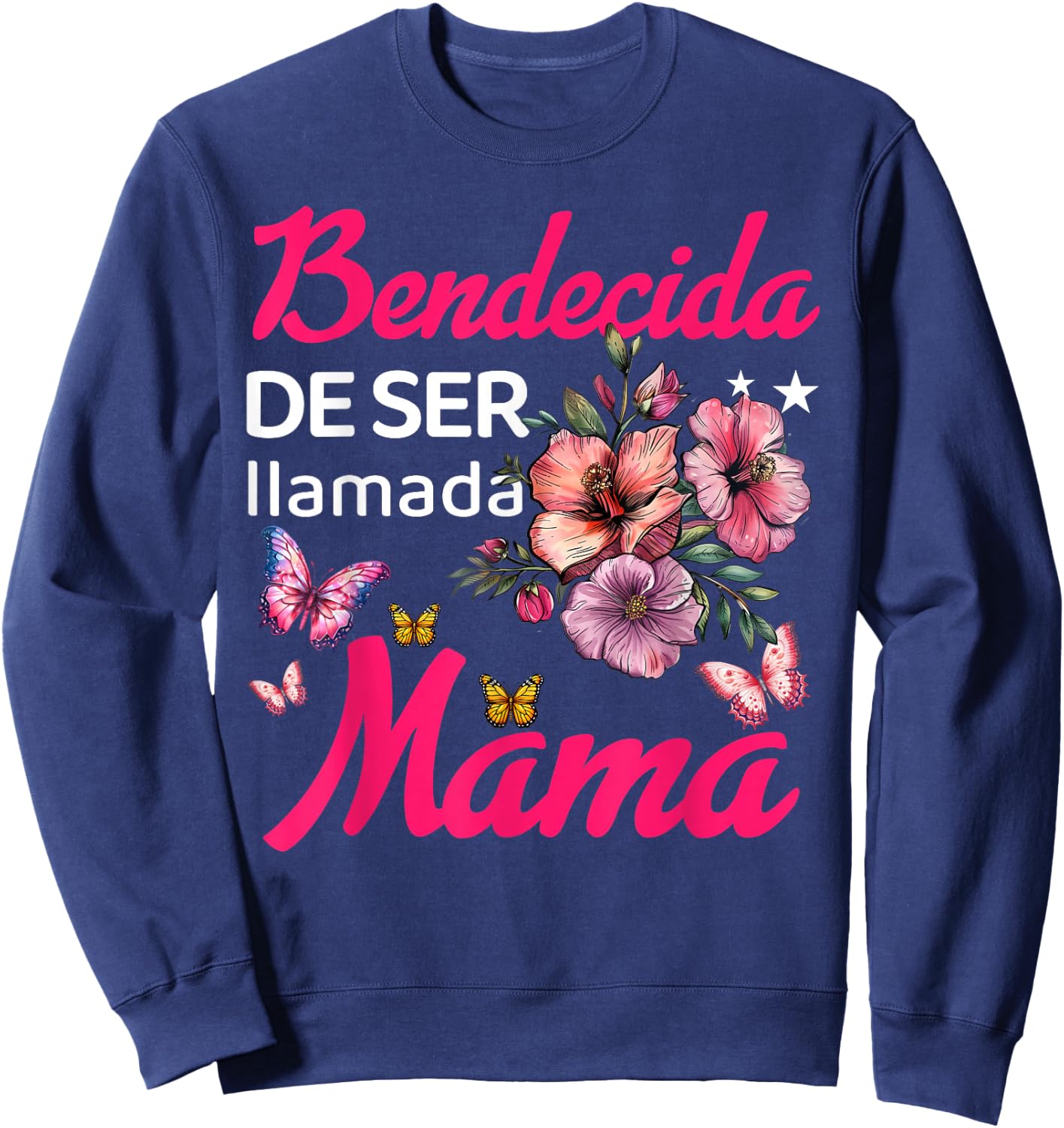 Regalos Para Mama Dia De Las Madre Espanol Camiseta Abuela Sweatshirt - Sweatshirt | Navy
