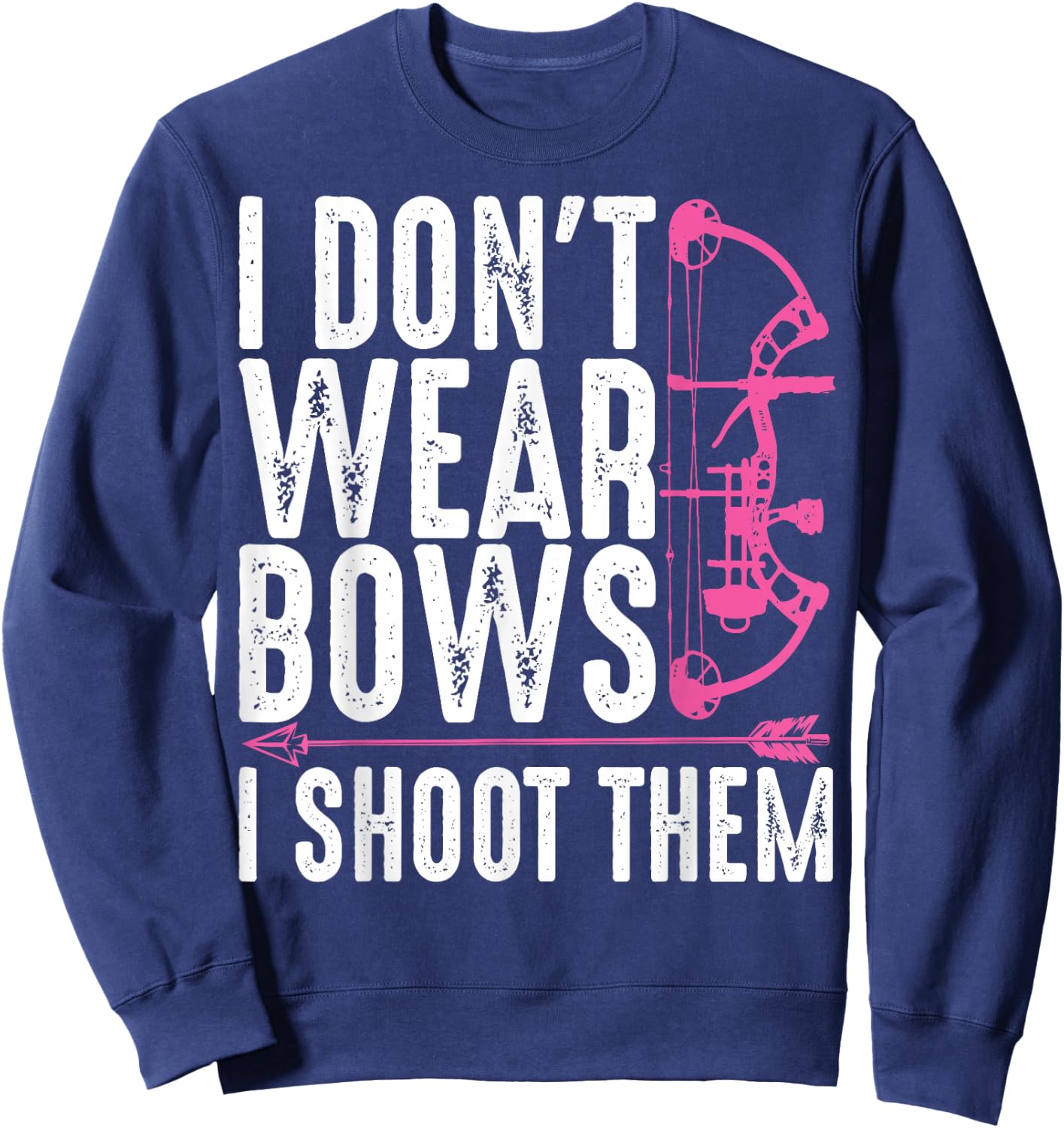 Funny Archery Gift Bow Hunting Archer Mother's Day Sweatshirt - Sweatshirt | Navy