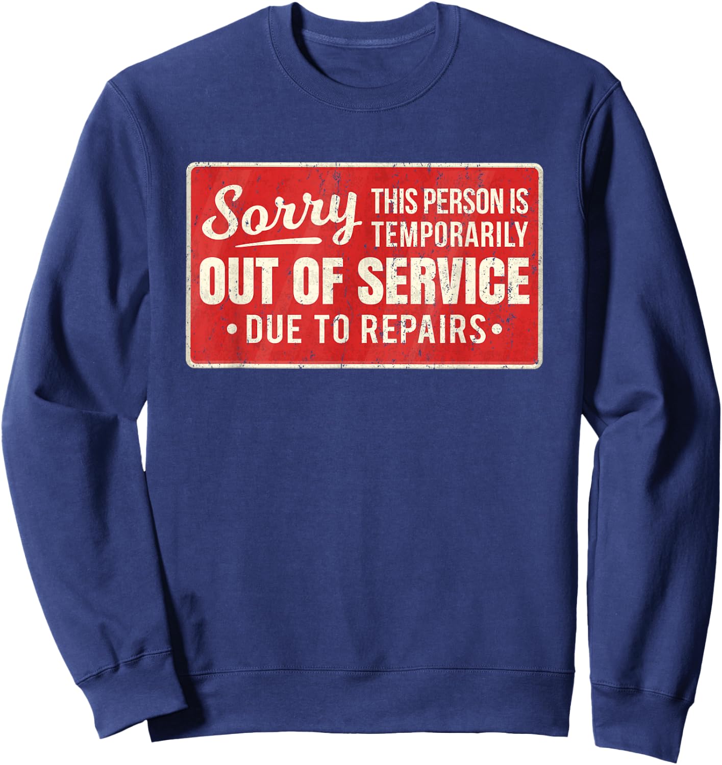 Funny Hip Knee Shoulder Joint Replacement Surgery Sweatshirt - Sweatshirt | Navy