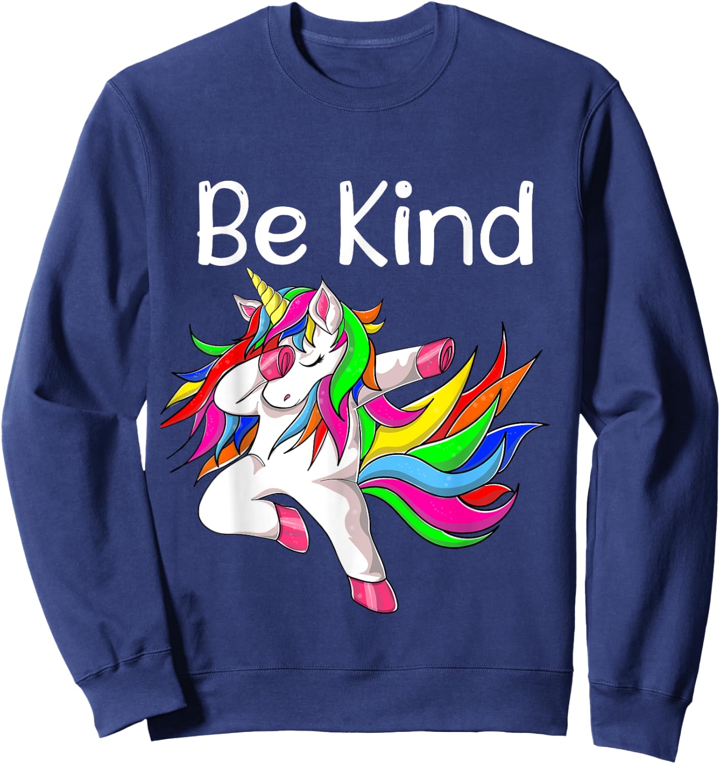 Be Kind Heart Unity Day Anti Bulling Kindness Matters Kids Sweatshirt - Sweatshirt | Navy