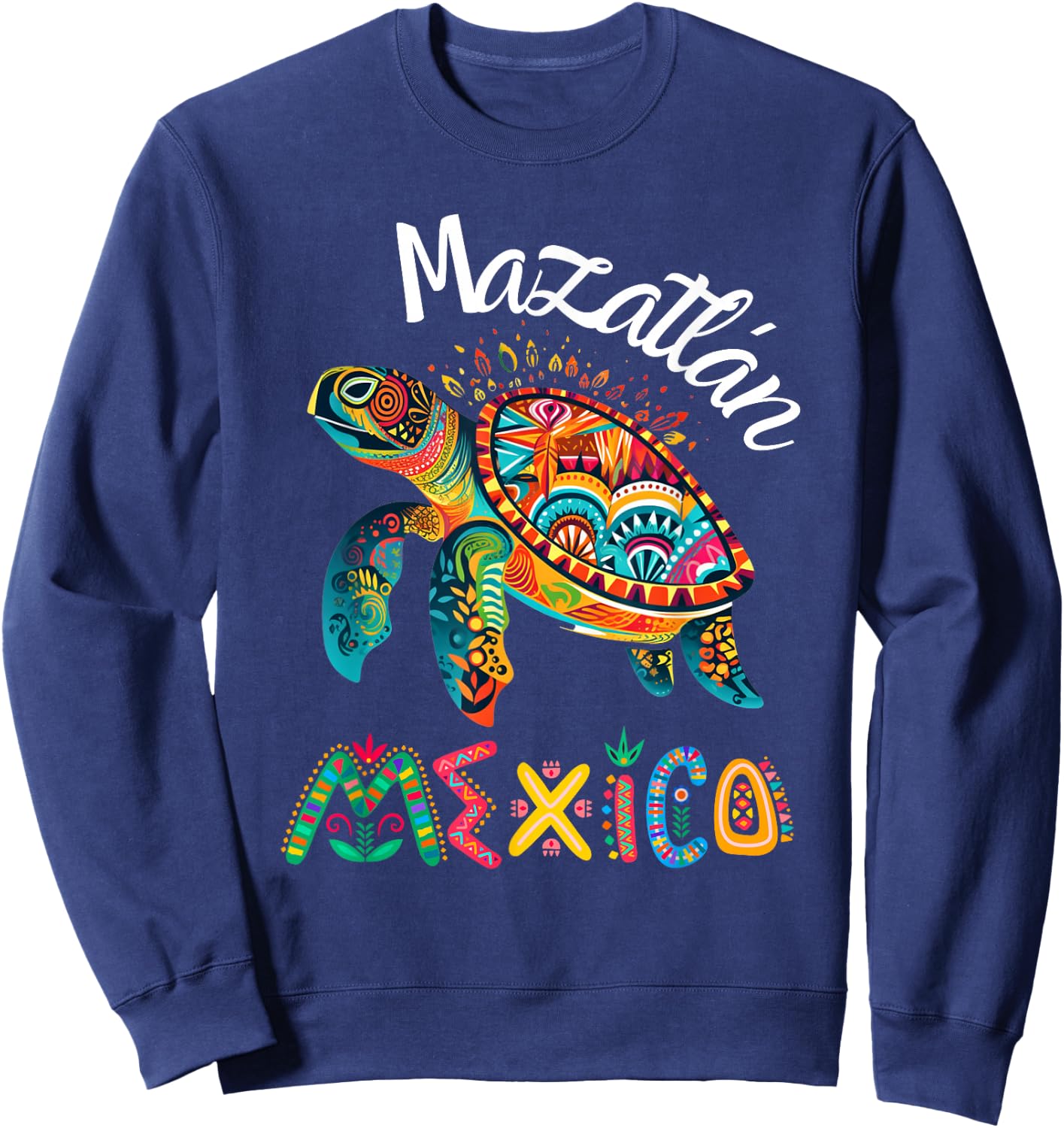 Turtle Mexico Mazatlán Sweatshirt - Sweatshirt | Navy