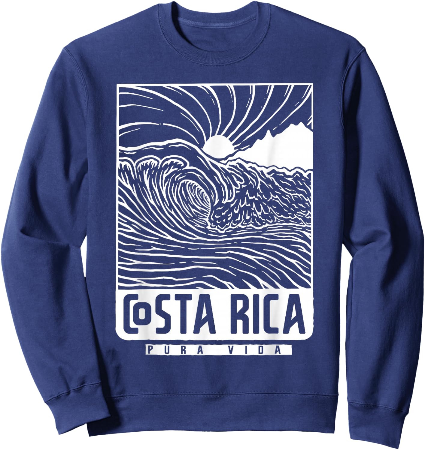 Costa Rica Pura Vida Sweatshirt - Sweatshirt | Navy