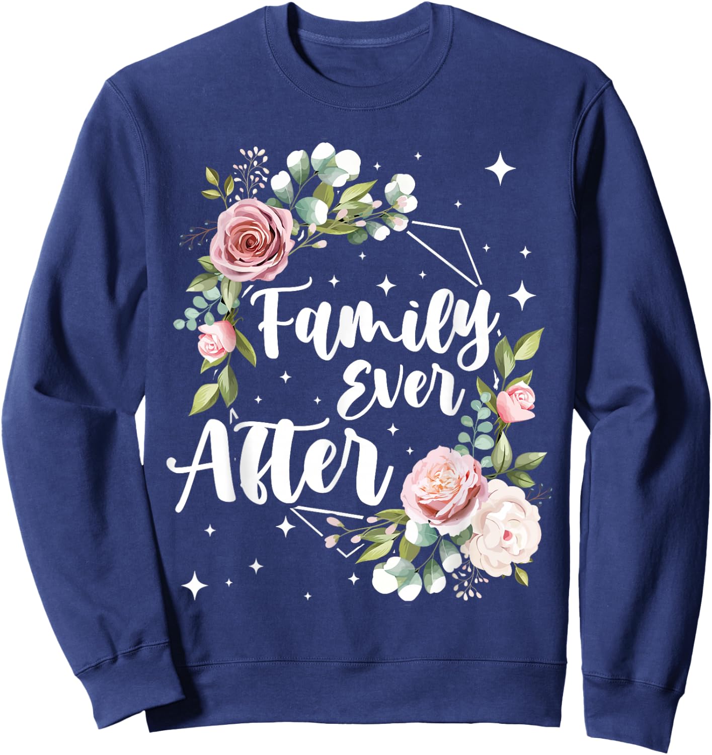 Family Ever After. Adopt Adoption Family as Gotcha Day Sweatshirt - Sweatshirt | Navy