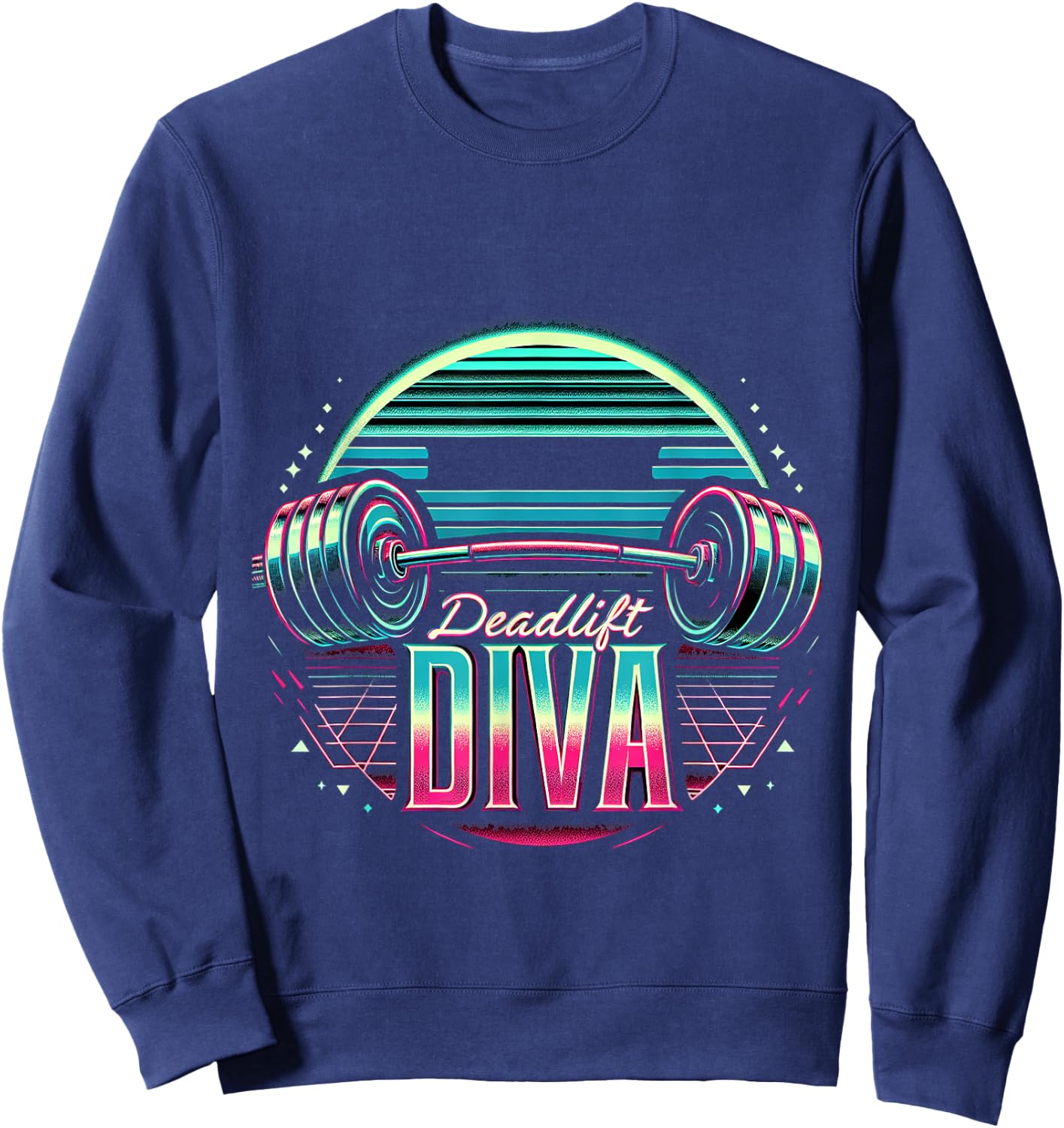 Deadlift Diva Sweatshirt - Sweatshirt | Navy
