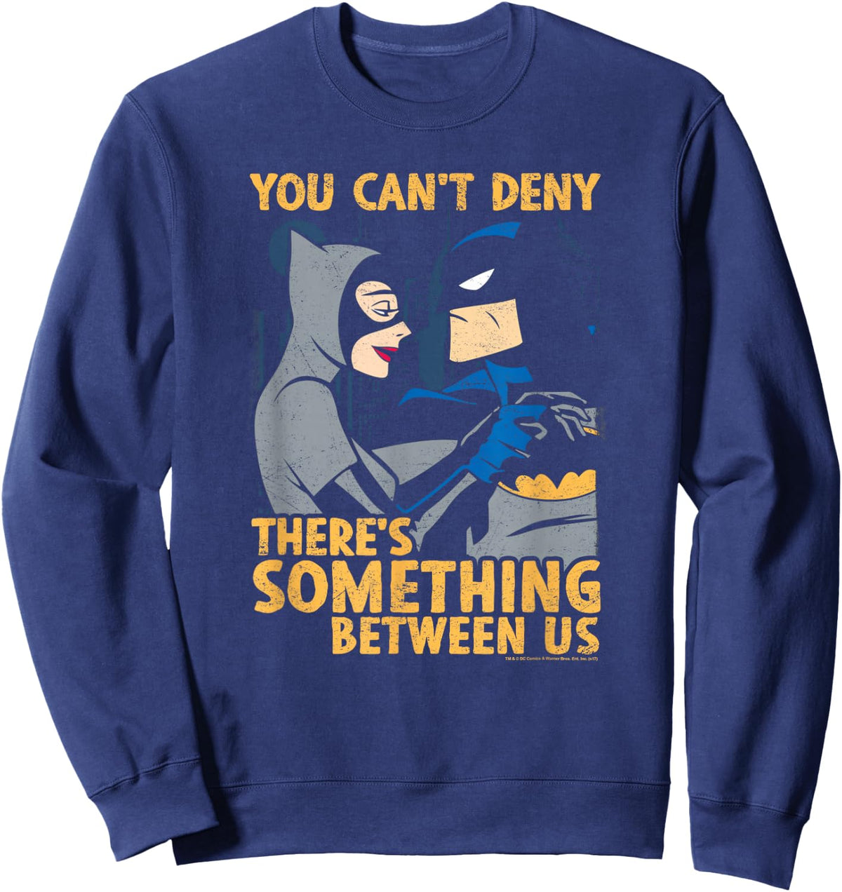 Batman: The Animated Series Catwoman Between Us Sweatshirt - Sweatshirt | Navy