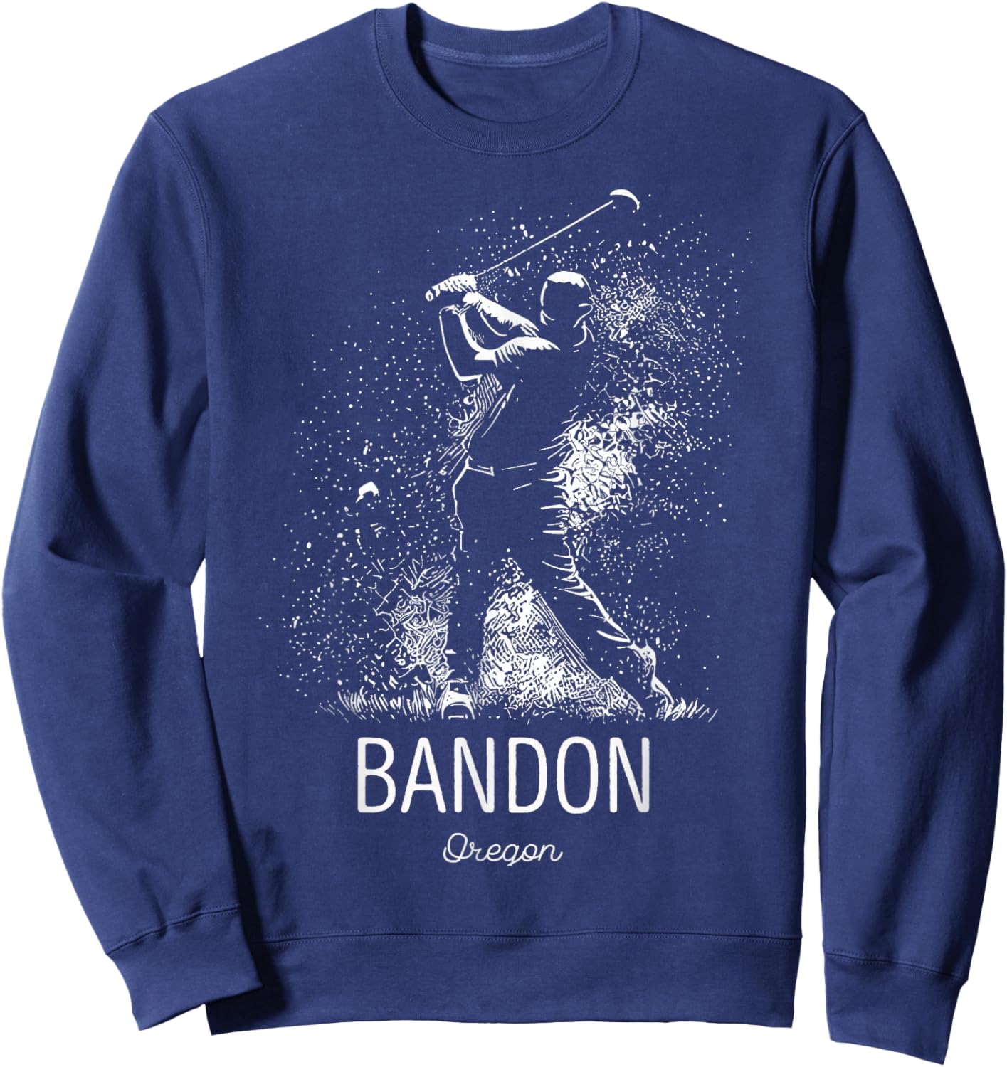 Golf Golfing Bandon Sweatshirt - Sweatshirt | Navy