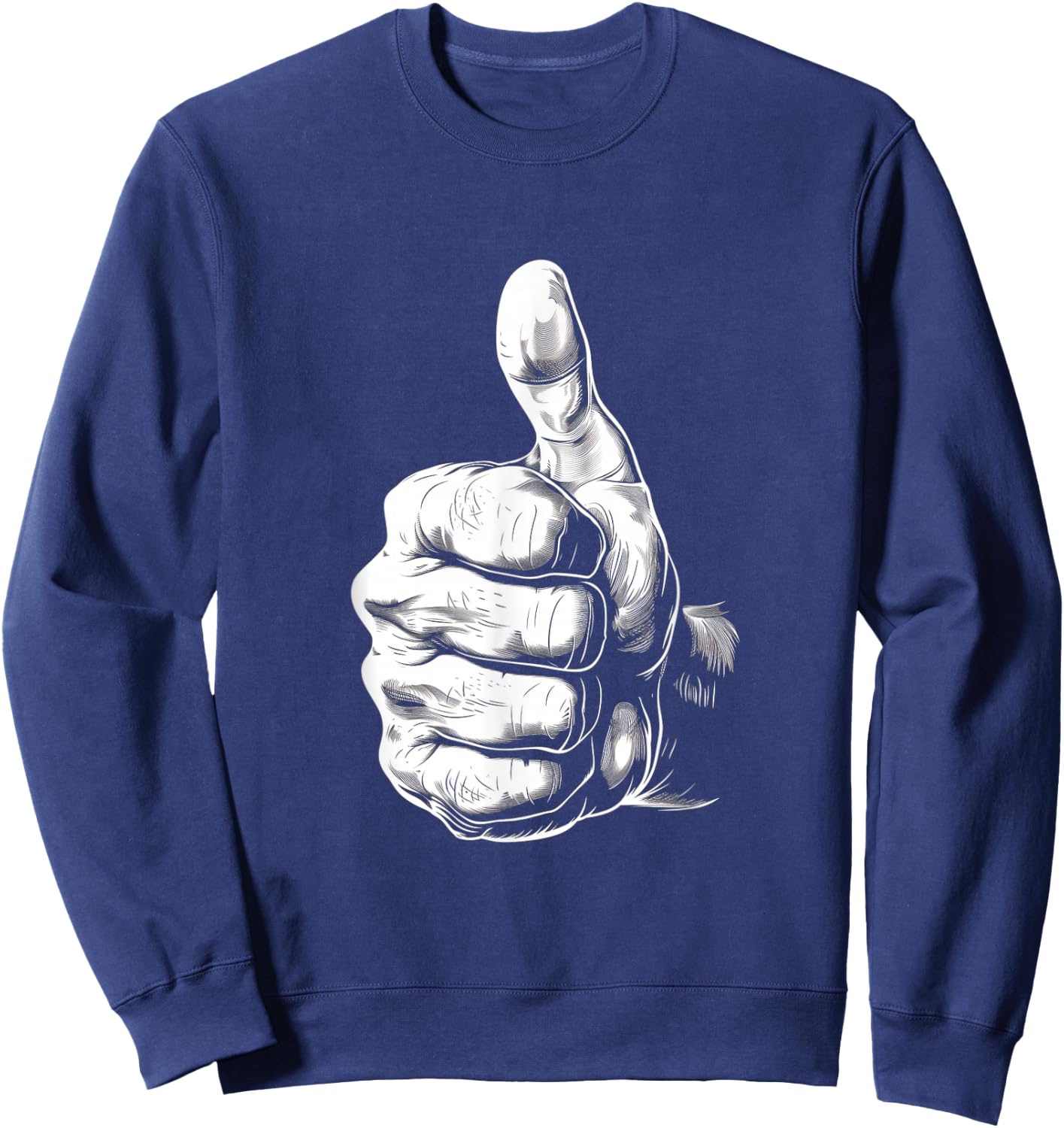 Thumbs Up Sweatshirt - Sweatshirt | Navy