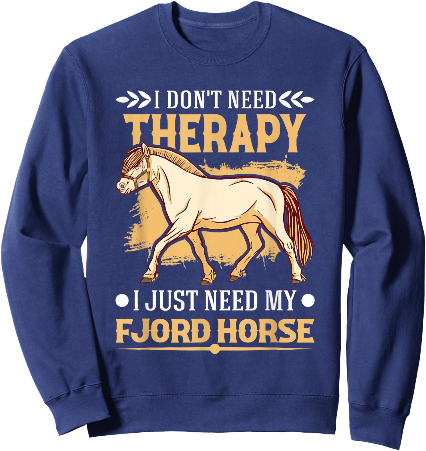 Fjord Horse Therapy Fjordi Sweatshirt - Sweatshirt | Navy
