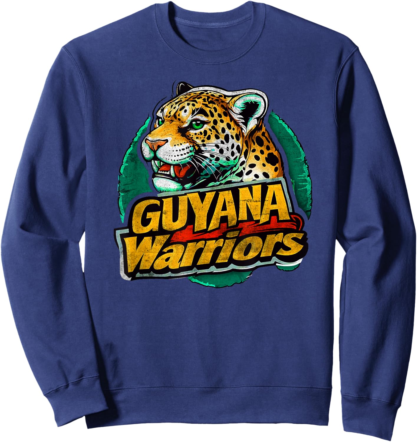 Guyana Warriors Vintage Look Cricket Sweatshirt - Sweatshirt | Navy