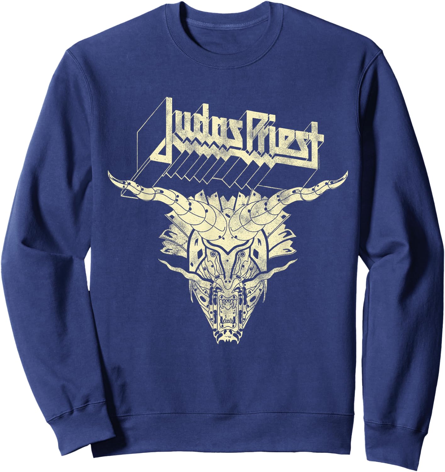 Judas Priest Defenders On Olive Sweatshirt - Sweatshirt | Navy