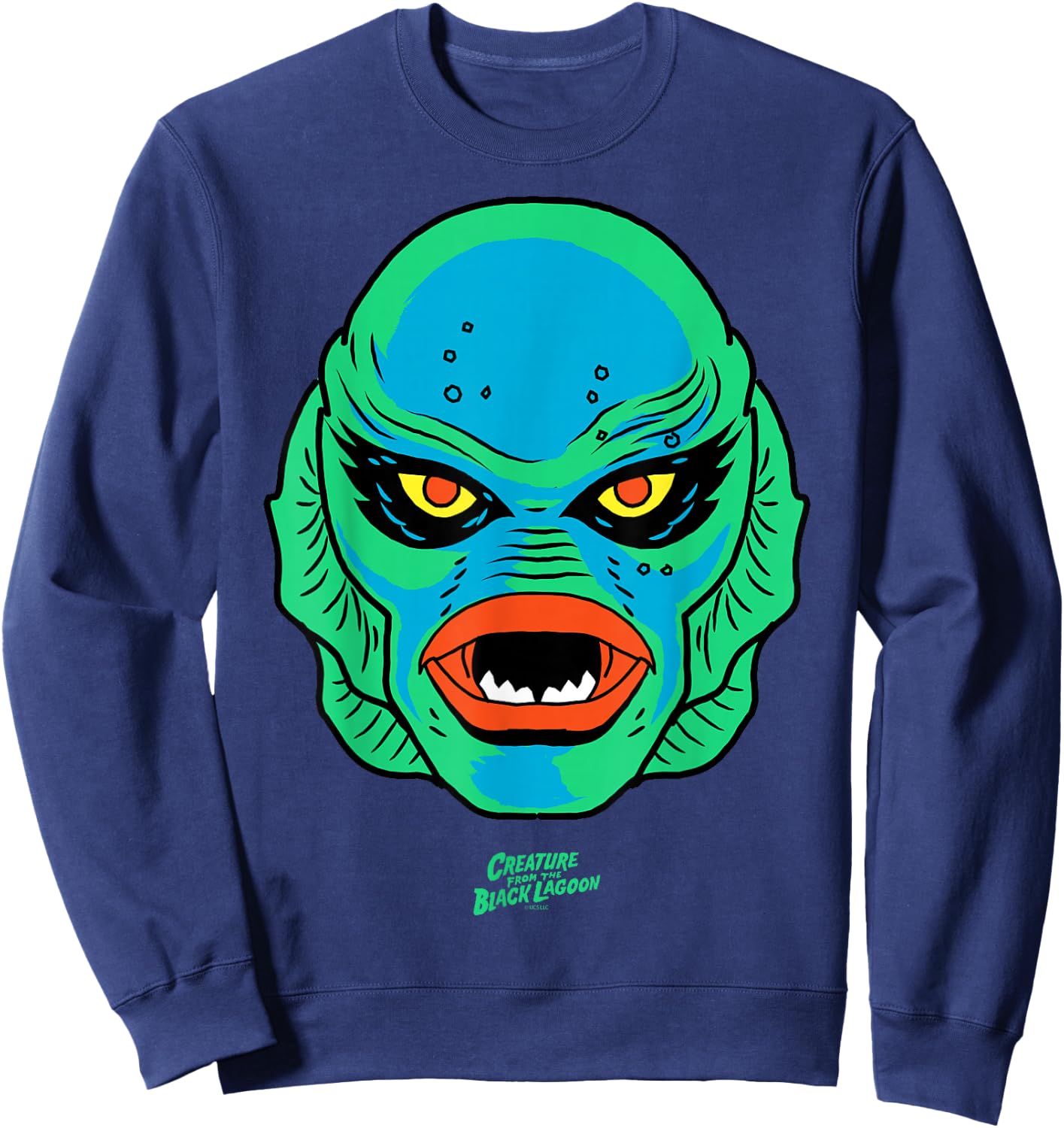 Universal Monsters Creature from the Black Lagoon Gilman Sweatshirt - Sweatshirt | Navy