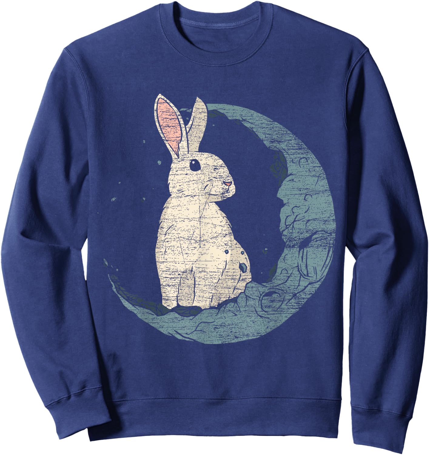 Moon Rabbit Sweatshirt - Sweatshirt | Navy