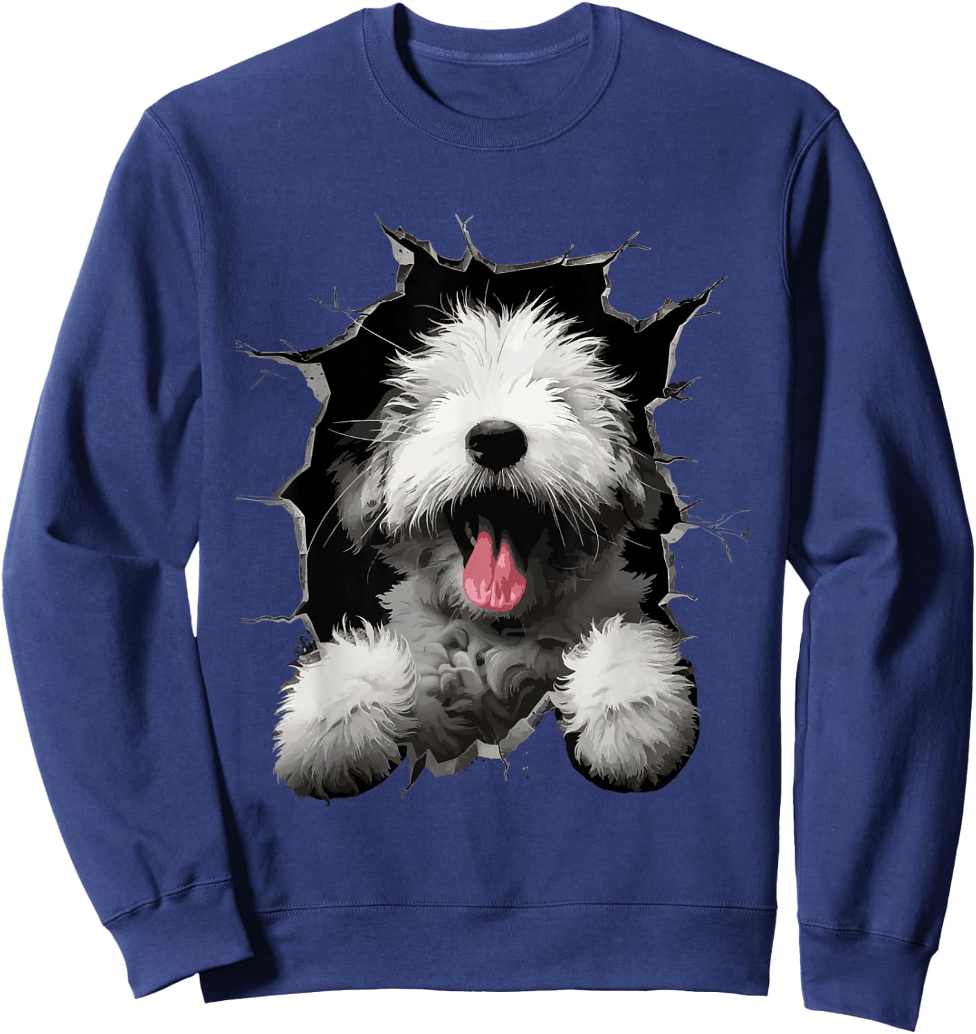 Old English Sheepdog Sweatshirt - Sweatshirt | Navy