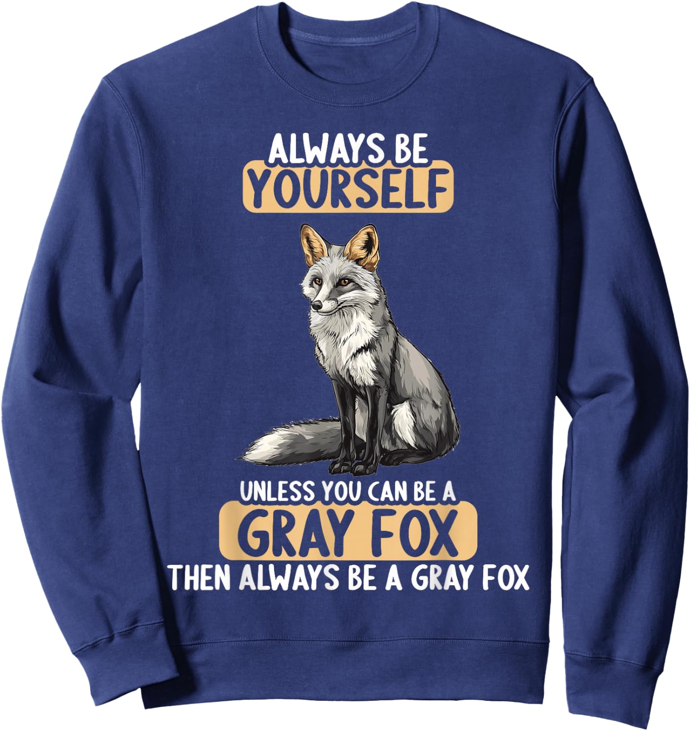 Gray Foxes Gray Fox Sweatshirt - Sweatshirt | Navy