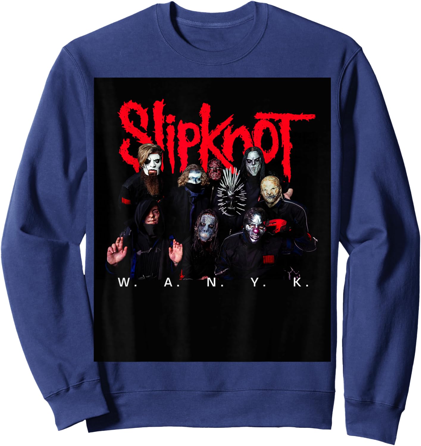 Slipknot Official We Are Not Your Kind Group Sweatshirt - Sweatshirt | Navy