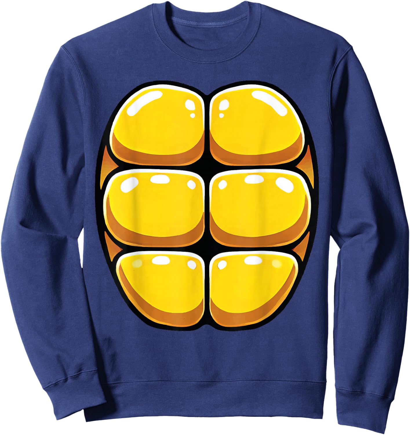 Turtle Costume Shirt DIY Adult Kids Funny Halloween Costume Sweatshirt - Sweatshirt | Navy