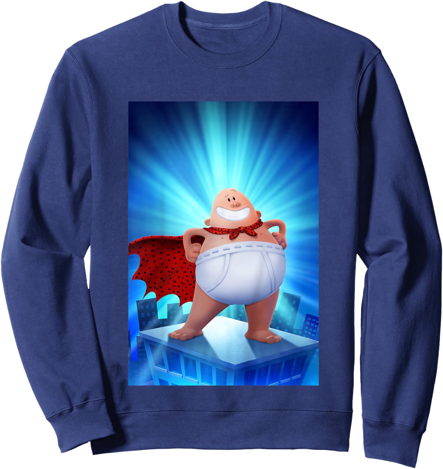 DreamWorks Captain Underpants Iconic Pose Sweatshirt - Sweatshirt | Navy