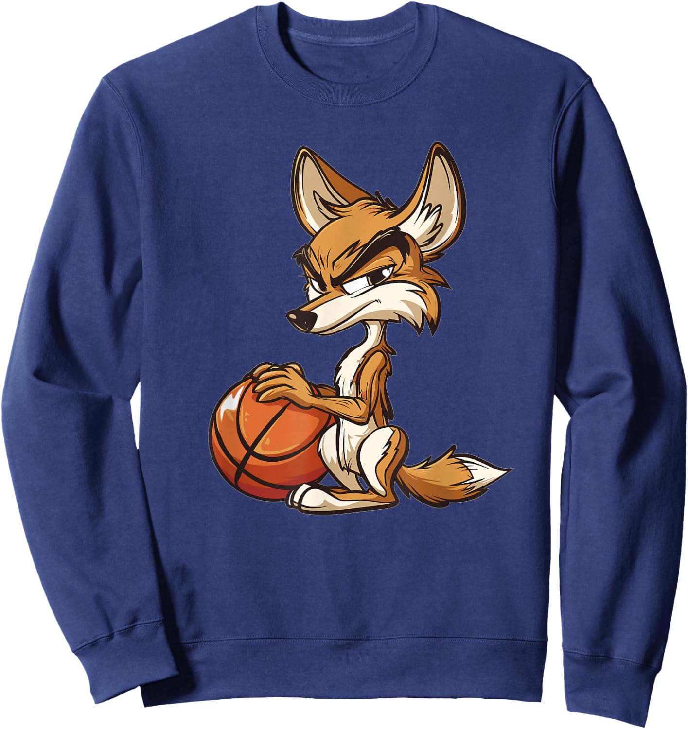 Kids Basketball Coyote Sweatshirt - Sweatshirt | Navy