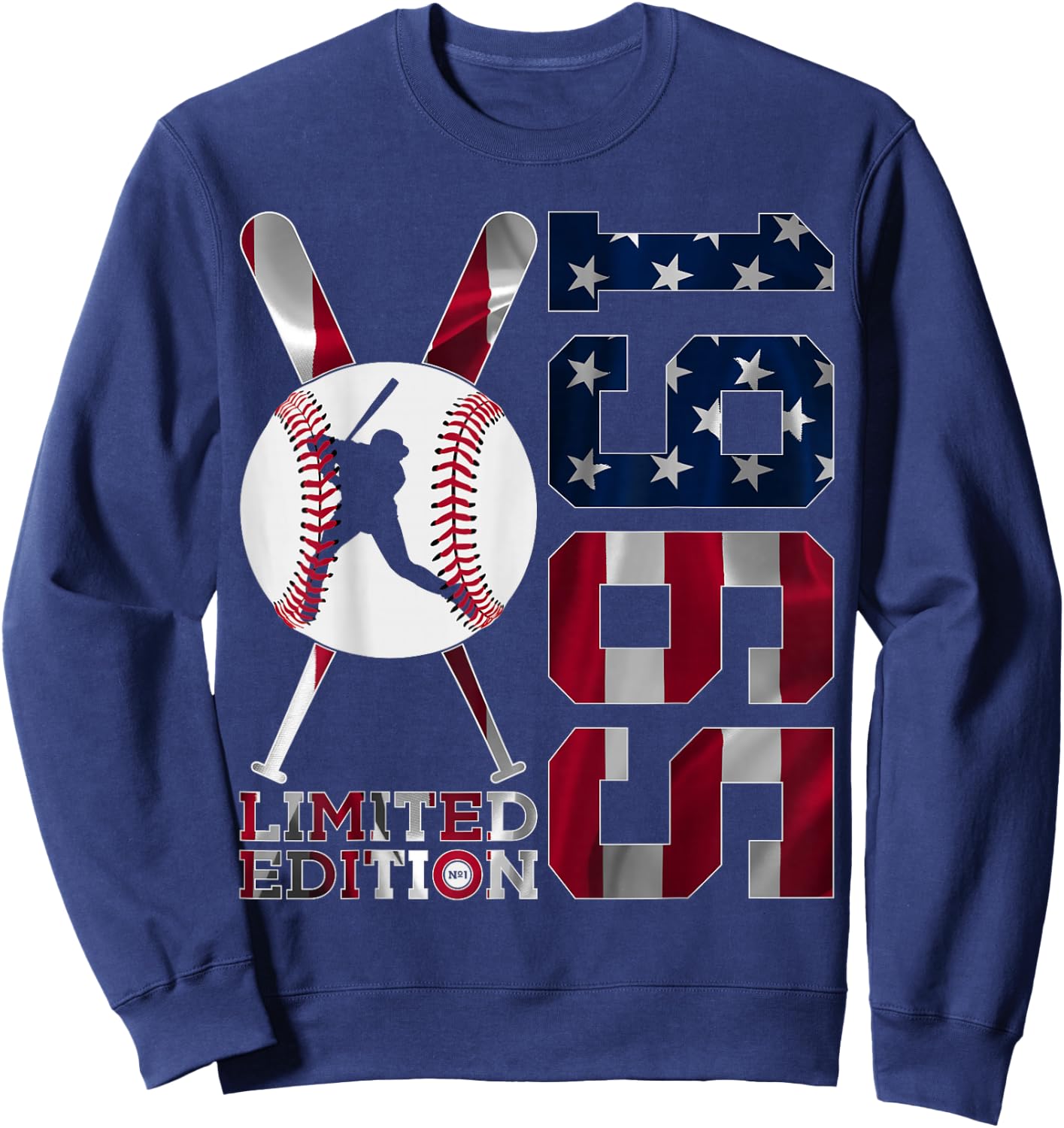60th BIRTHDAY BASEBALL LIMITED EDITION 1965 Sweatshirt - Sweatshirt | Navy