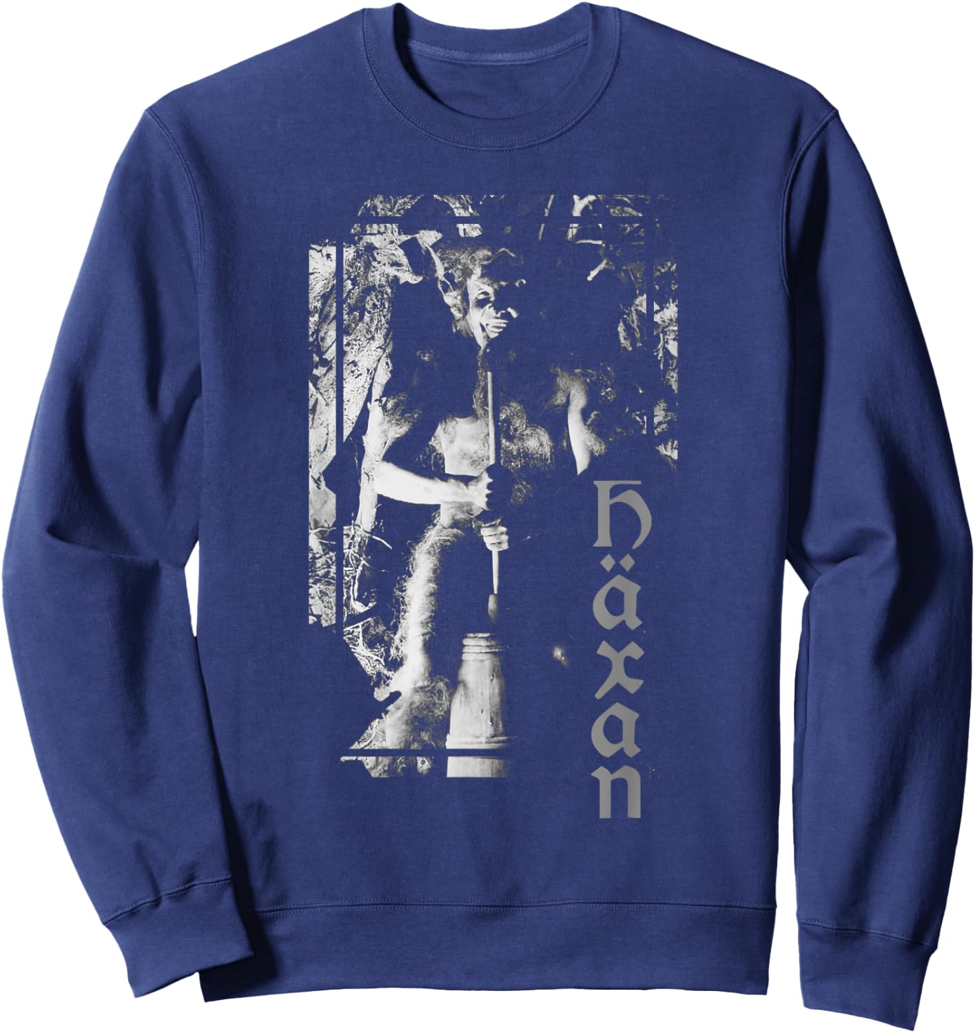 Häxan (1922) Witchcraft through the Ages Devil Satan Sabbath Sweatshirt - Sweatshirt | Navy