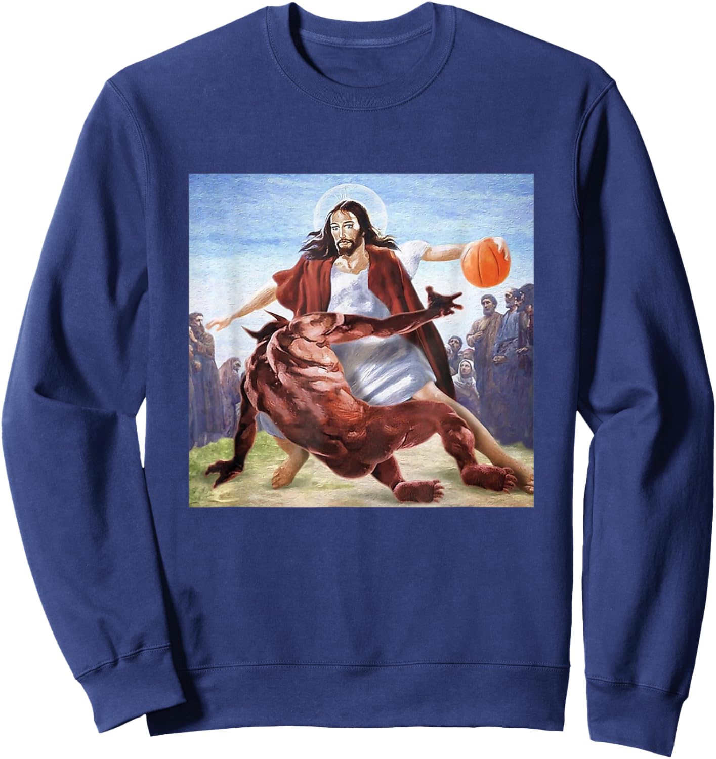 Xemrry Christian -Adults , Black, Small, Short Sleeve, Modern, Christian-themed novelty Sweatshirt - Sweatshirt | Navy