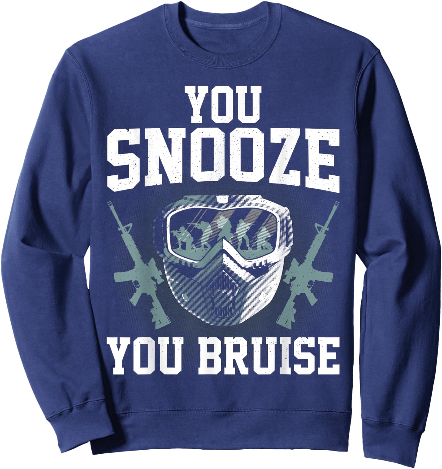 Funny Airsoft Art Women Airsoft Player Airsoft Gear Sweatshirt - Sweatshirt | Navy