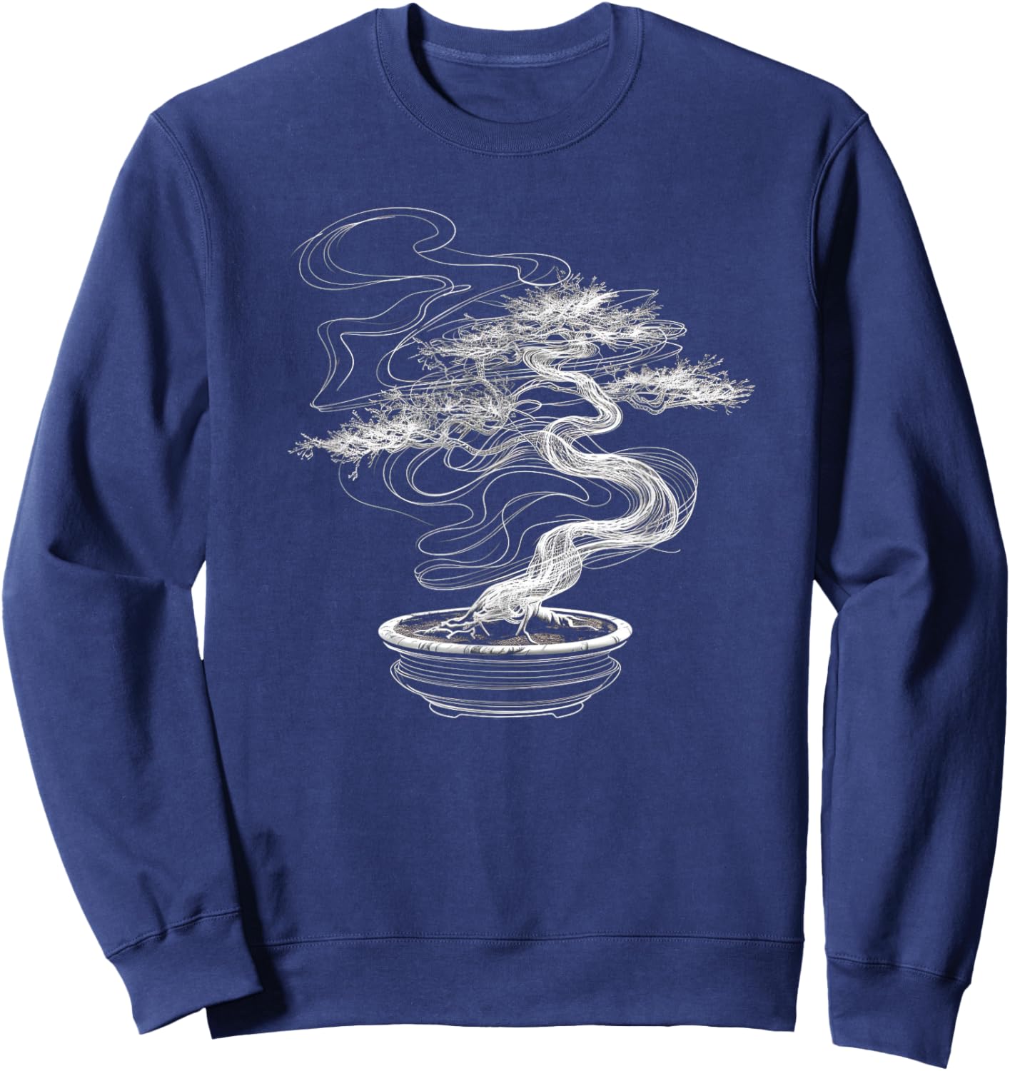 Bonsai Tree , Japanese culture, meditation, penjing , zen Sweatshirt - Sweatshirt | Navy