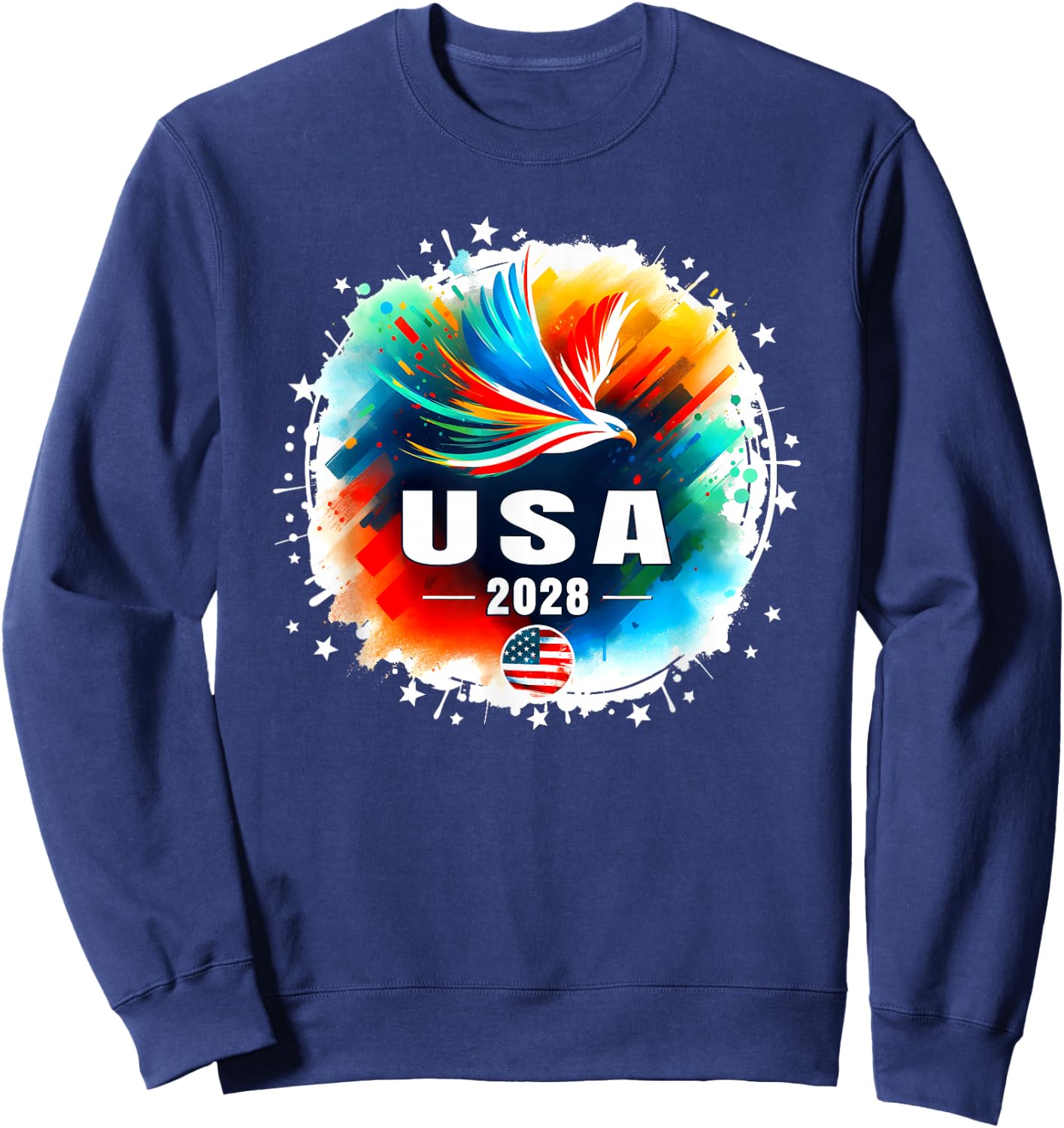 USA 2028 Go United States Sport USA Team 2028 USA Sweatshirt - Sweatshirt | Navy