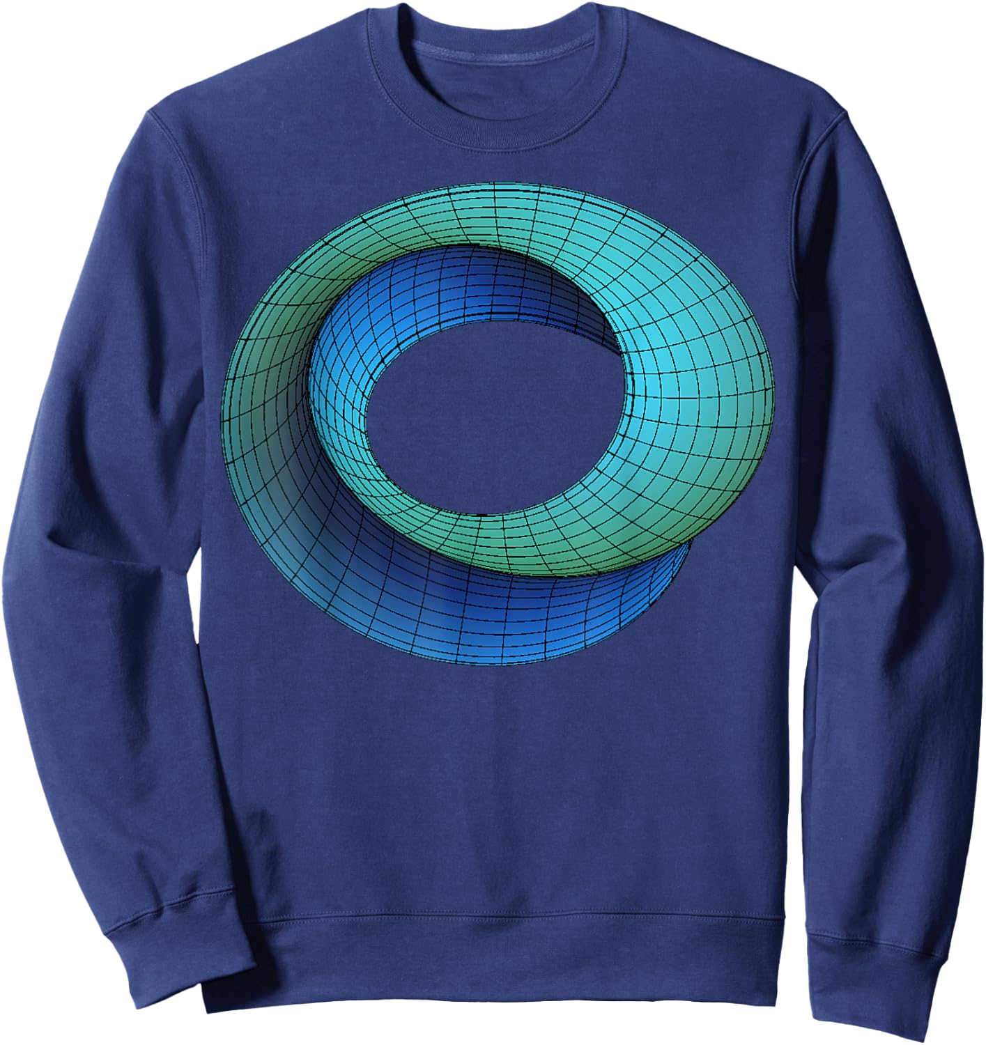 Umbilic Torus Mobius Band Calculus Science Engineering Math Sweatshirt - Sweatshirt | Navy