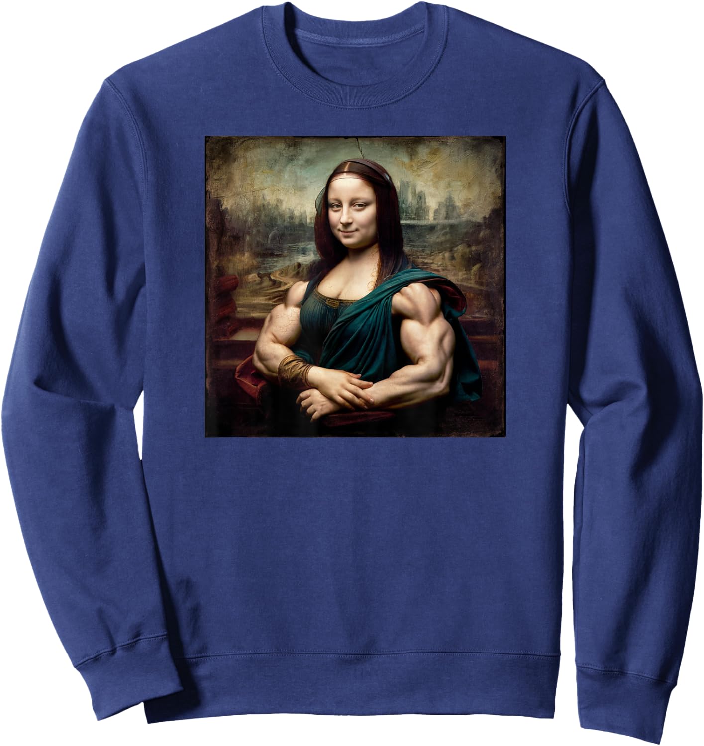 Mona Lisa Gym Sweatshirt - Sweatshirt | Navy