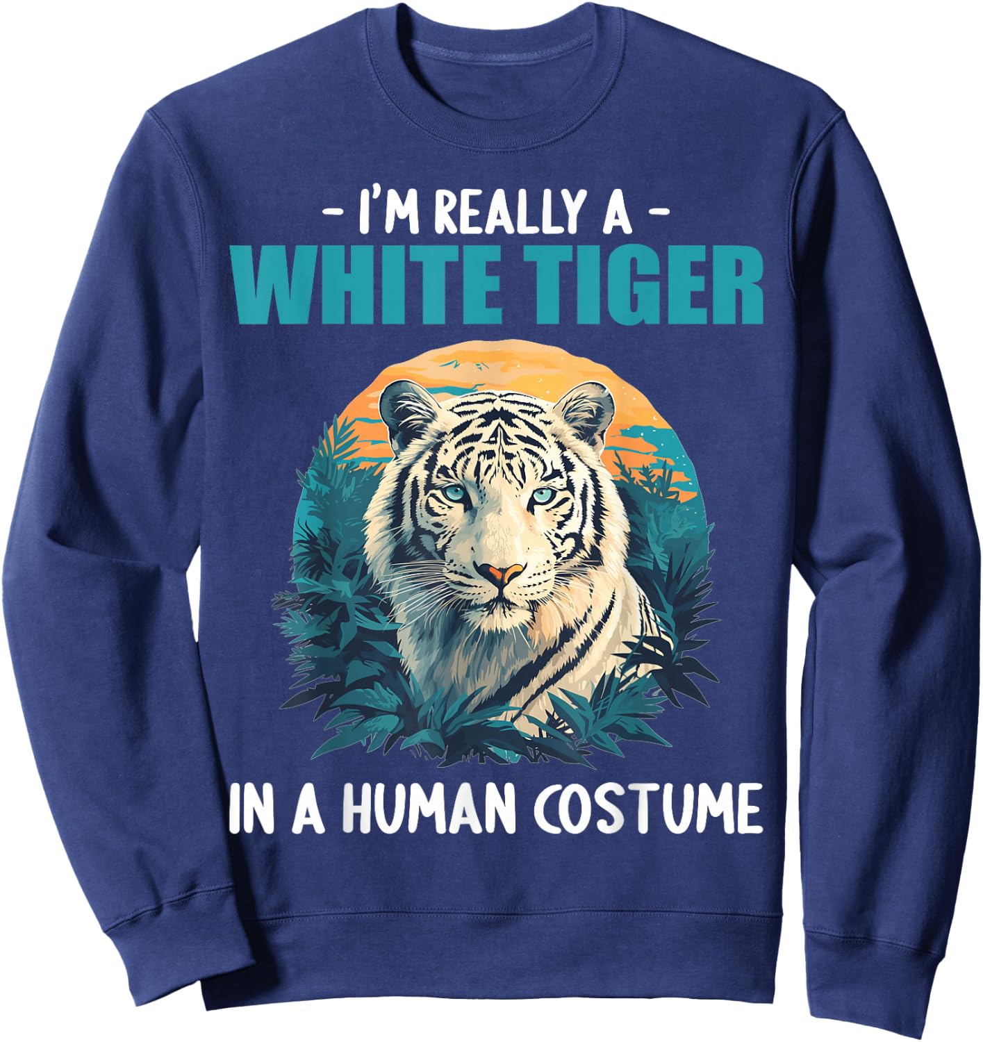 White Tigers White Tiger Sweatshirt - Sweatshirt | Navy