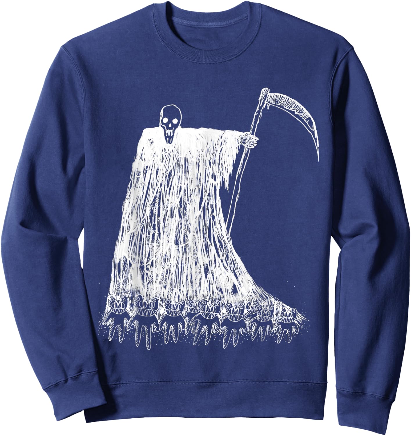 Graphic Radiomusic Vaporware Classic Art Halloween Outfits Sweatshirt - Sweatshirt | Navy