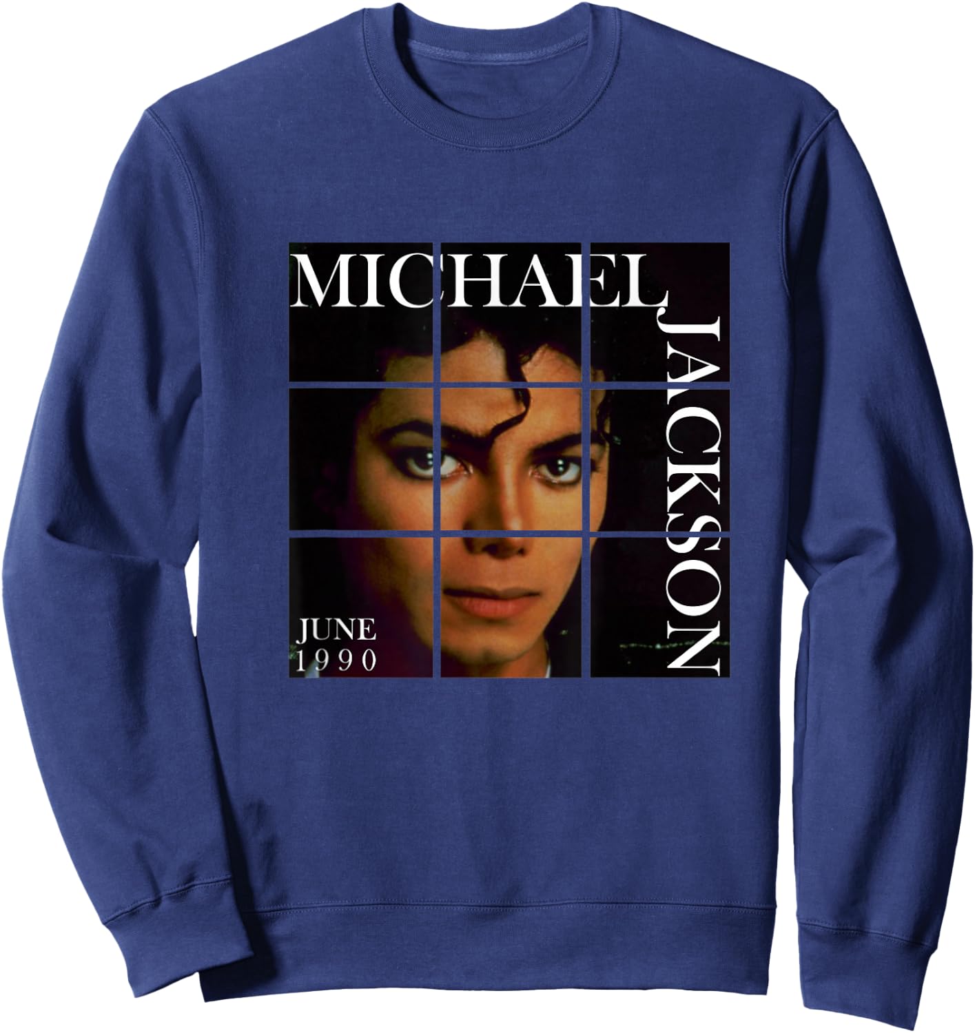 The King of Pop Michael Jackson MJ-016 - -Kids, Black, Small Sweatshirt - Sweatshirt | Navy