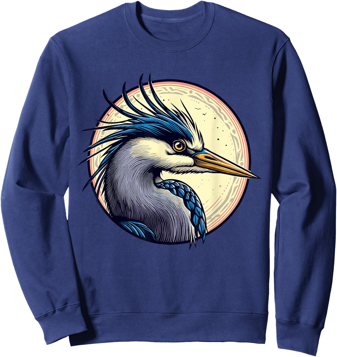 Great Blue Heron Sweatshirt - Sweatshirt | Navy