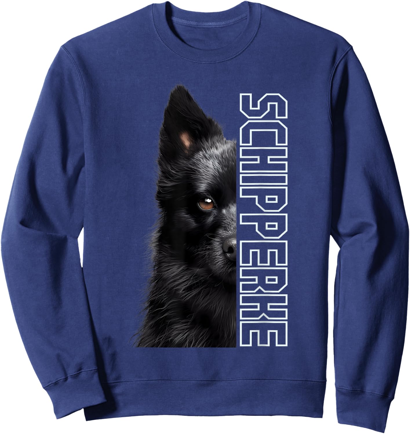 Schipperke Sweatshirt - Sweatshirt | Navy