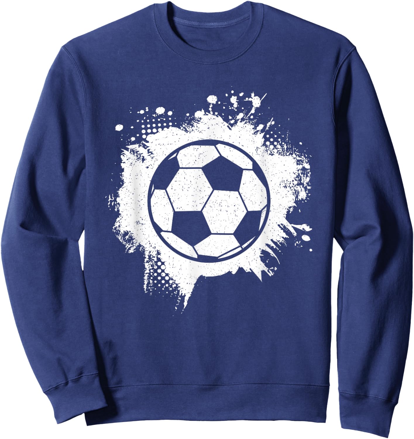 Soccer Player Vintage Soccer Women Men Kids Sweatshirt - Sweatshirt | Navy