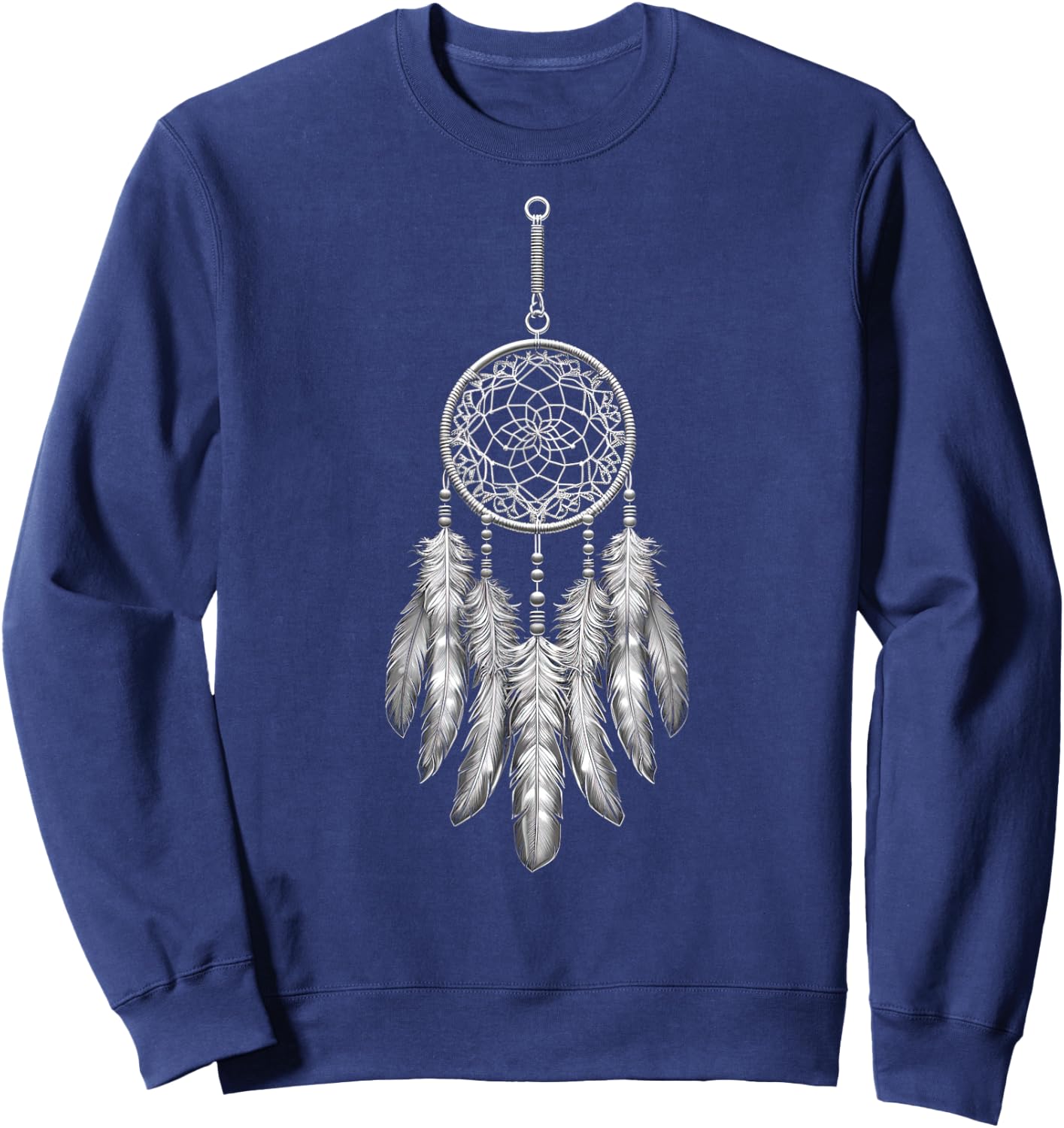 Dream Catcher Native American Hummingbird Sweatshirt - Sweatshirt | Navy