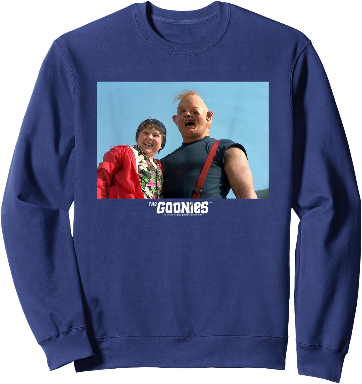 The Goonies Chunk and Sloth Sweatshirt - Sweatshirt | Navy