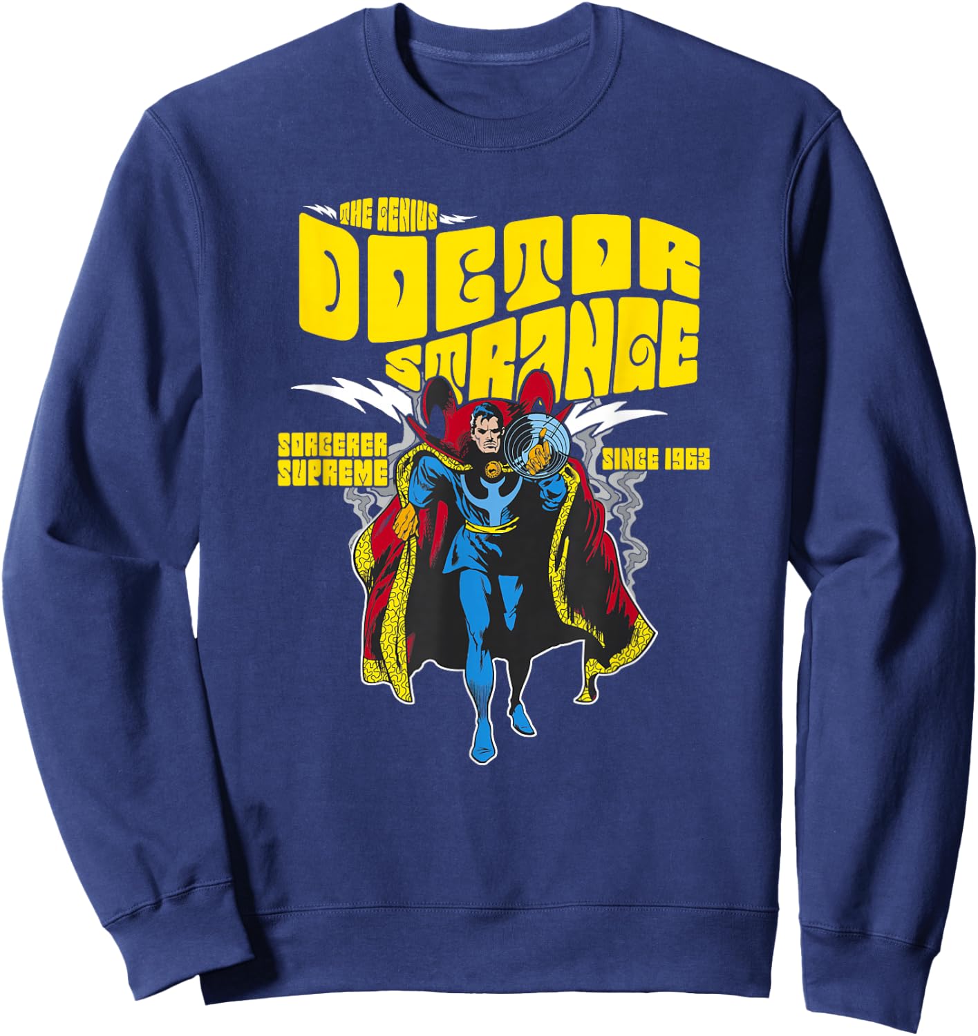 Marvel Avengers Doctor Strange Vintage Retro Comic 1963 Sweatshirt - Sweatshirt | Navy